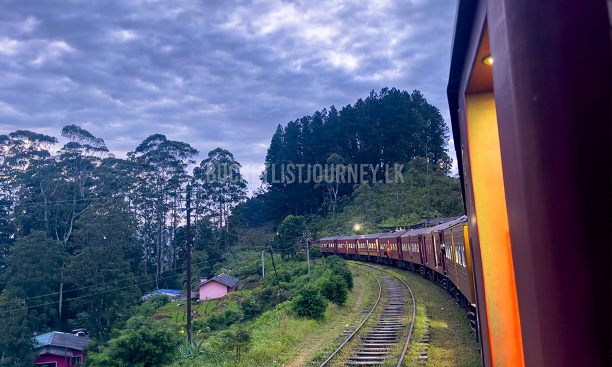 The Beauty of Sri Lanka from the Colombo to Badulla Night Train